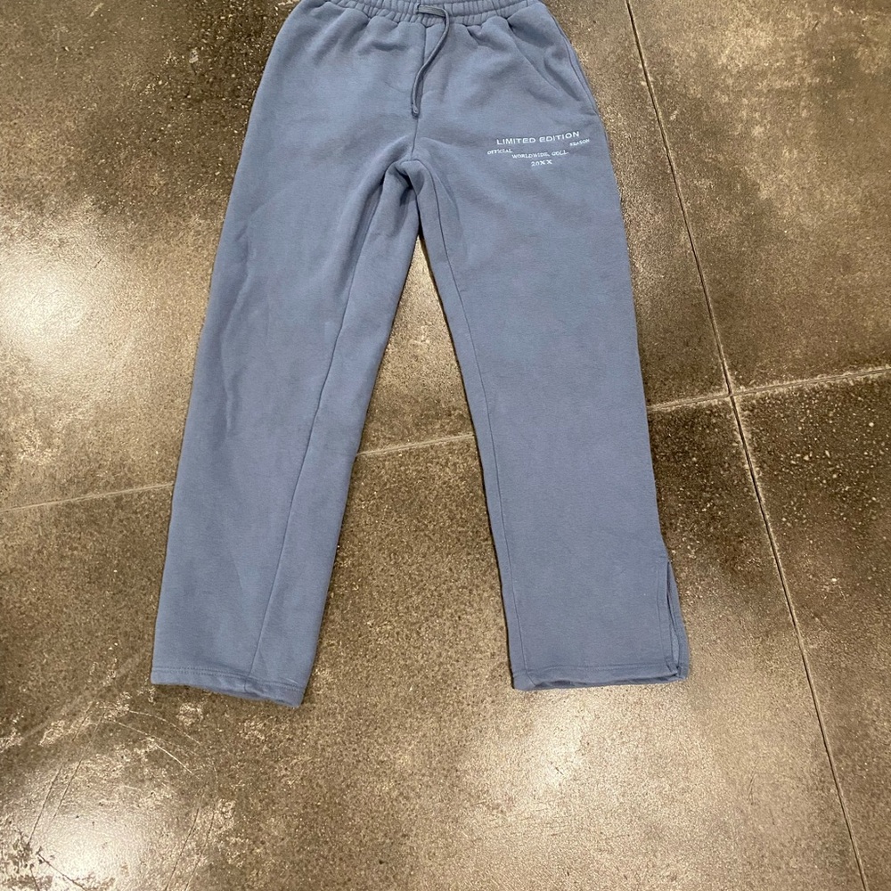 Blue Sweatpants with Logo